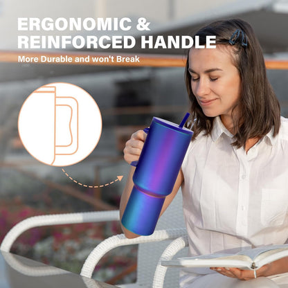 Personalized Coffee Tumbler Large Insulated Travel Mug 1200ml