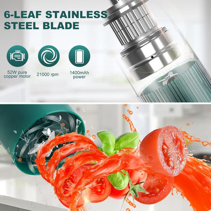 Portable  USB Rechargeable Mini Juicer Blender