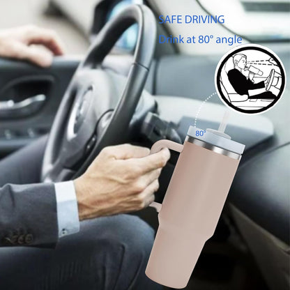 Personalized Coffee Tumbler Large Insulated Travel Mug 1200ml